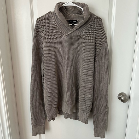 Express Sweaters - Express Men’s Shawl Collar Pullover Sweater